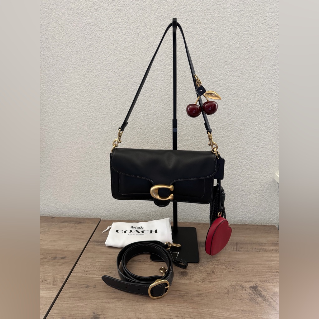 Coach Soft Tabby Shoulder Bag 26 - With Charms